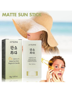 Protector Solar en Barra Gaayou SPF 50+ Mate 18g - Hidratante Facial 2