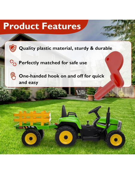 Pasador de Enganche de Remolque Peg Perego John Deere