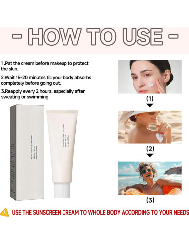 Protector Solar Orgánico Relief Sun SPF50 100ml - Hidratante