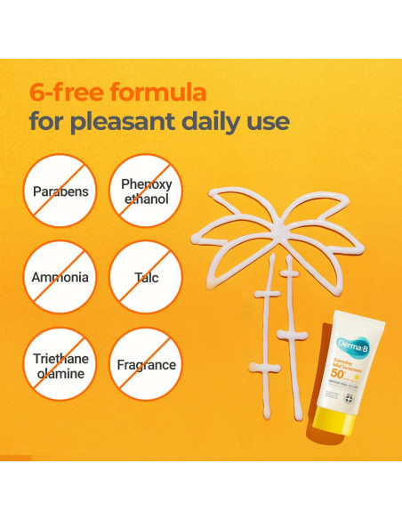 Protector Solar Derma B SPF50+ PA++++ 50ml Piel Sensible