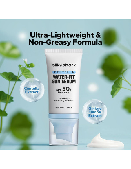 Protector Solar Centella SilkyShark SPF 50+ 50 ml Piel Sensible