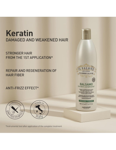 Acondicionador de Queratina Il Salone Milano 500 ml - Cabello Dañado