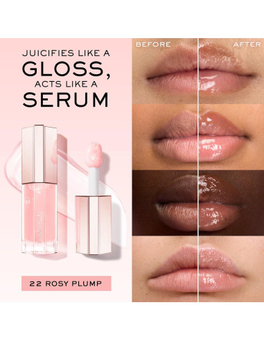 Lancme Lip Idle JuicyTreat Aceite-en-Brillo 24HR - 22 Rosy Plump