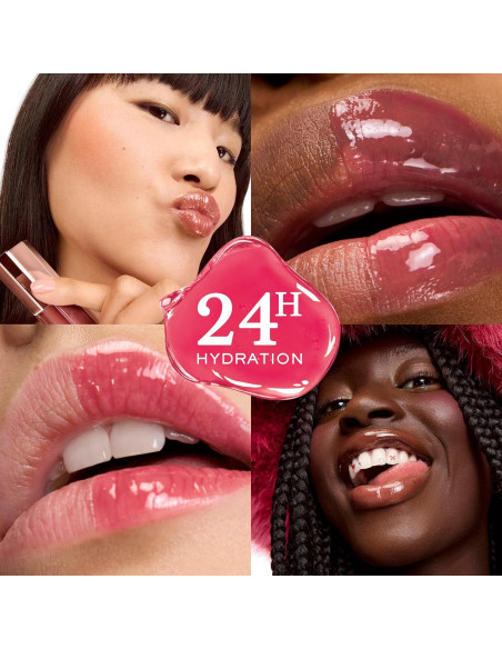 Lancme Lip Idle JuicyTreat Aceite-en-Brillo 24HR - 22 Rosy Plump