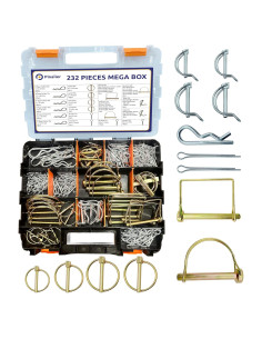 Kit de Pasadores y Clips para Remolque 232 Pcs PINAILER