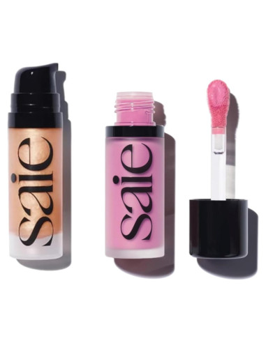 Dúo de Maquillaje Saie: Glowy Super Gel y Dew Blush 14.79ml + 11.69ml