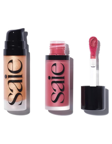 Dúo de Maquillaje Saie: Glowy Super Gel y Dew Blush 14.79ml + 11.83ml