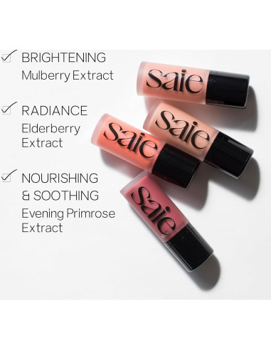 Dúo de Maquillaje Saie: Glowy Super Gel y Dew Blush 14.79ml + 11.83ml