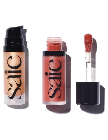 Dúo de Maquillaje Saie: Glowy Super Gel y Dew Blush 14.79ml + 11.34ml