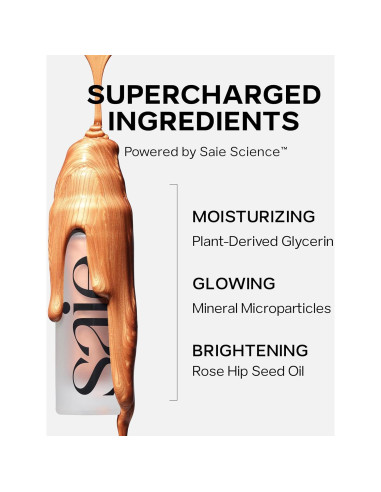 Dúo de Maquillaje Saie: Glowy Super Gel y Dew Blush 14.79ml + 11.34ml