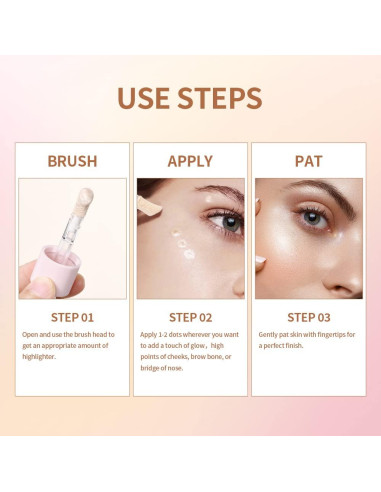 Iluminador Líquido RILIMIOO Starlight 7.5 ml - Brillo Suave