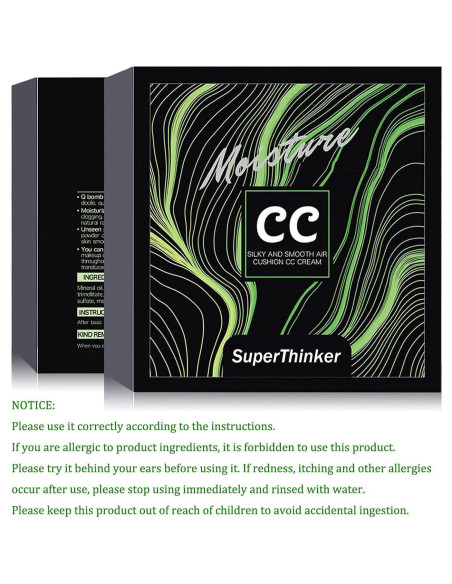 Crema CC Hidratante SuperThinker 2PCS Marfil para Piel Madura