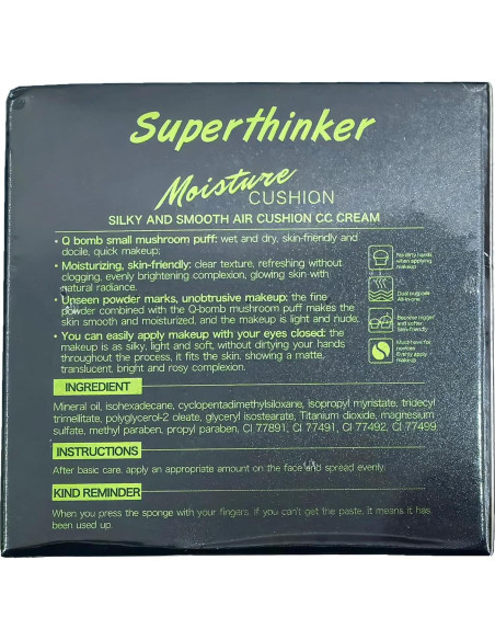 Crema CC Hidratante SuperThinker 2PCS Marfil para Piel Madura