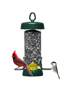 Alimentador de Aves Brome Tube Solution 100 - 0.77 kg, Verde