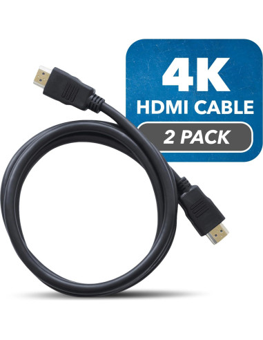 Cable HDMI OREI 1.83 m Alta Velocidad 2-Pack 4K 3D