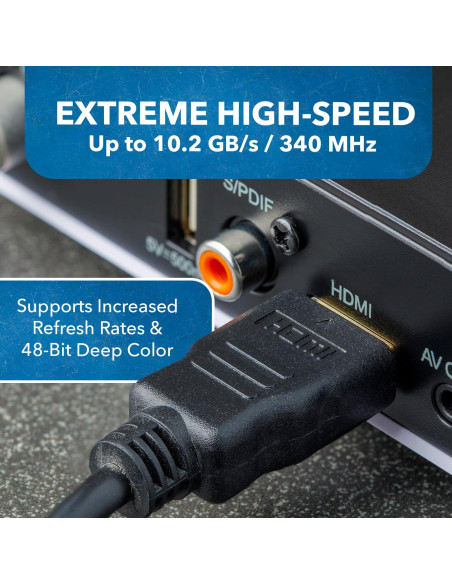 Cable HDMI OREI 1.83 m Alta Velocidad 2-Pack 4K 3D