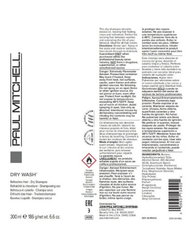 Champú Seco Paul Mitchell 187g - Refresca Todo Tipo de Cabello