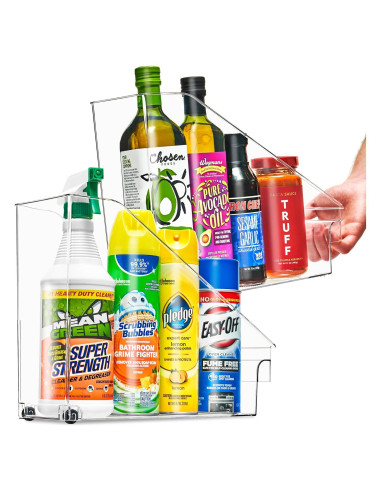 Contenedores de Almacenamiento Sorbus con Ruedas 30.5x10.2 cm