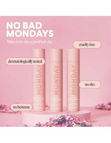 Champú Seco Original Monday Haircare 200 mL con Queratina