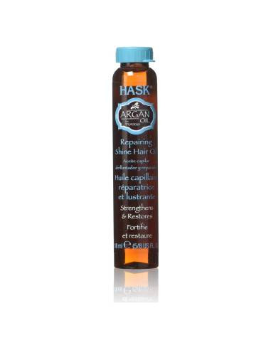 Aceite de Argán Hask Reparador Brillante 12x17.7ml