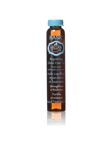 Aceite de Argán Hask Reparador Brillante 12x17.7ml