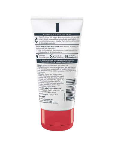 Crema de Manos Eucerin Advanced Repair 76.5 g Sin Fragancia