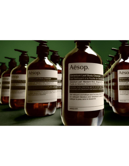 Dúo Gel Limpiador y Bálsamo Corporal Aesop Geranio 478ml + 467ml