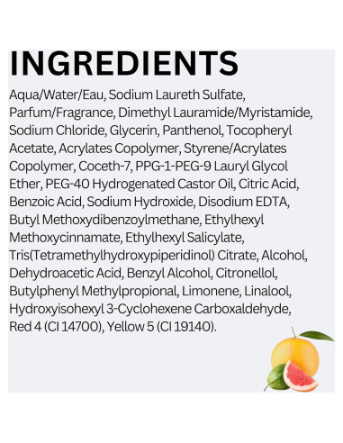 ALO Baño Espumoso Pomelo Guayaba 1 L - Hecho en Canadá