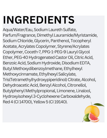 ALO Baño Espumoso Pomelo Guayaba 1 L - Hecho en Canadá