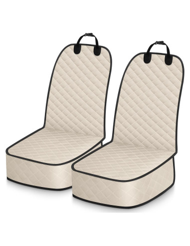 Funda de Asiento para Perros Pritent Mediana Beige 2 Paquetes
