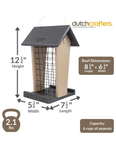 Comedero de Aves DutchCrafters para Cacahuetes Enteros 1.36 kg 2