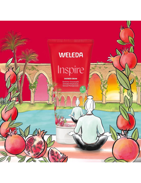 Gel de Ducha Reponedor Weleda Granada 200ml - Limpieza Suave