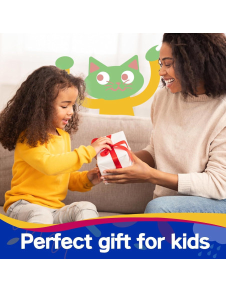 Tiza Sin Polvo ChalKaa 60 Piezas Multicolor para Niños