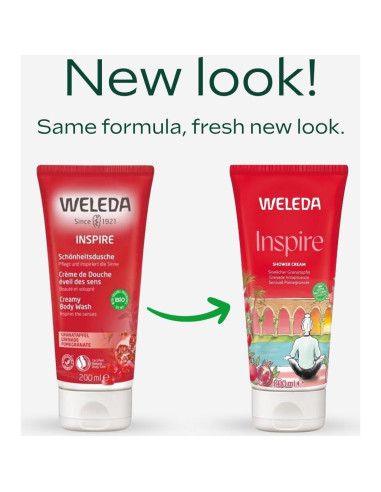 Gel de Ducha Reponedor Weleda Granada 200ml - Limpieza Suave