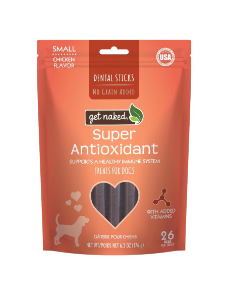 Palitos Masticables Dentales Get Naked 176g Super Antioxidante