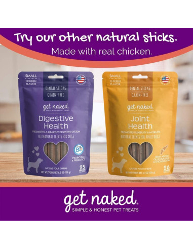 Palitos Masticables Dentales Get Naked 176g Super Antioxidante