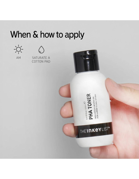 Tónico PHA El Inkey List 100ml - Retiene Humedad, Sin Fragancia