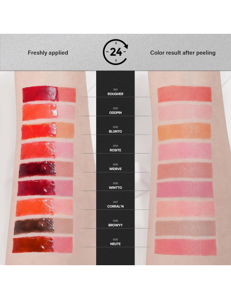 Conjunto de Labios Todo el Día Oiad - Tinte Liptique y Aceite Brillo