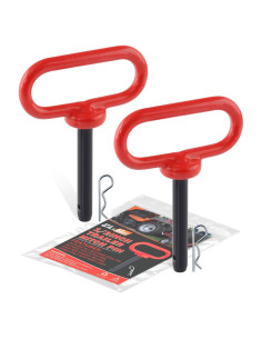 Pasador de Enganche EilxMag 1/2" x 3" Rojo 2-Pack 680kg