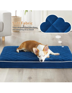Cama Ortopédica para Perros WNPETHOME Mediana Impermeable 2