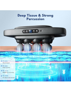 Pistola de Masaje VTT S6-8D 8 Cabezas Tejido Profundo 2