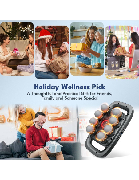 Pistola de Masaje VTT S6-8D 8 Cabezas Tejido Profundo