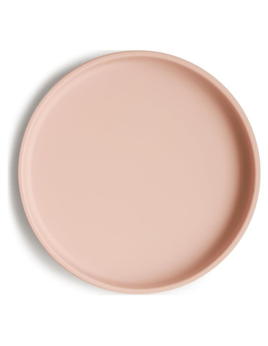 Plato de Succión de Silicona mushie Rosa 18.41 cm Antideslizante