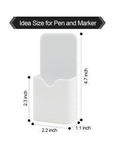 Soporte Magnético para Lápiz VieFantaisie - 2 Piezas Blanco 2