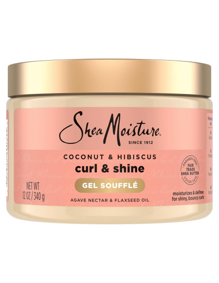 Gel Soufflé para Rizos SheaMoisture Coco e Hibisco 340 g