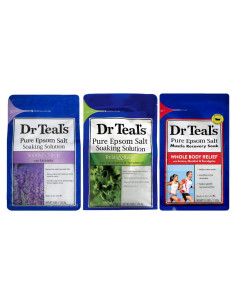 Combo de Baño de Sal de Epsom Dr Teal's 3.86 kg - Relajación y Sueño