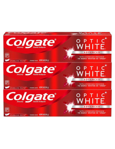 Pasta de Dientes Blanqueadora Colgate Optic White Menta 141.75 g - 2 Paquetes