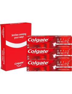 Pasta de Dientes Blanqueadora Colgate Optic White Menta 141.75 g - 2 Paquetes 2