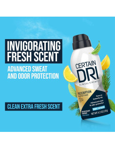Antitranspirante Clínico Certain Dri Spray Seco 119 g - 72 Horas 2