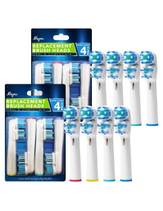 Cabezas de cepillo de repuesto OralB Braun Alayna - Paquete de 8